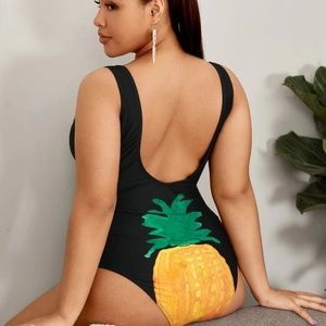 SHEIN Pineapple one piece swimming suit